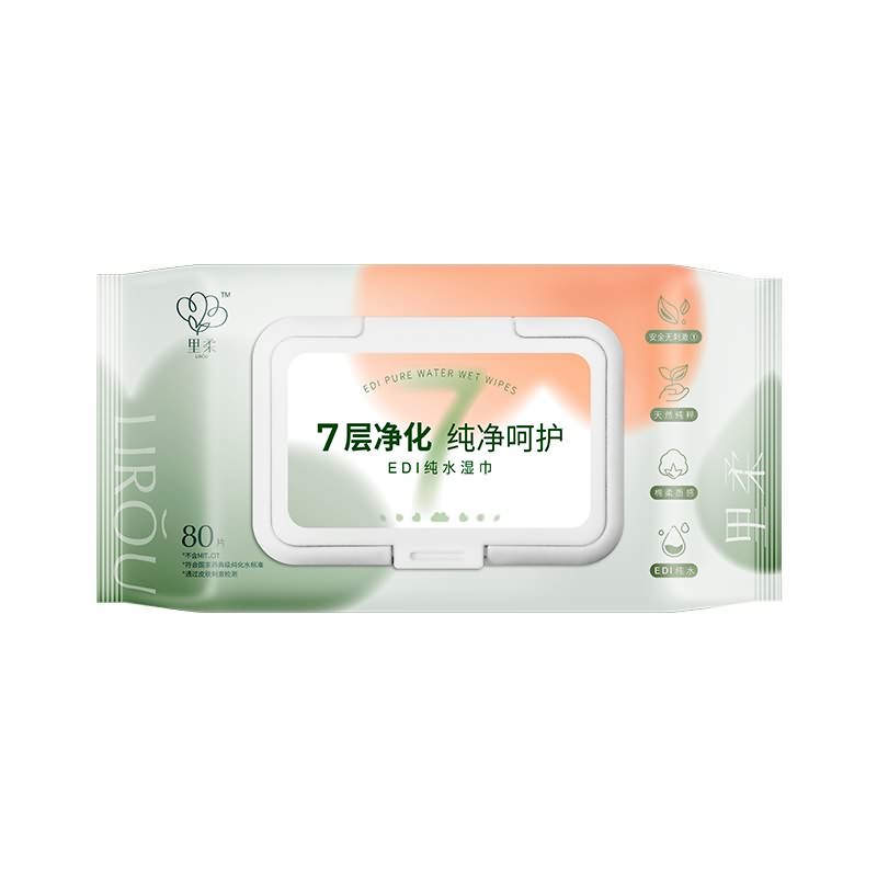 EDI Pure Water Wipes 80 PCS 180×130 mm 